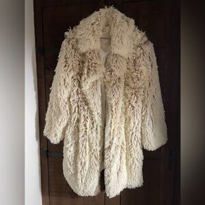 Super cool unisex faux fur jacket from NYC Grand Bazaar.